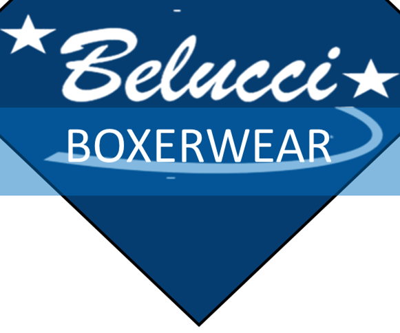 Blauwe Naadloze Microfiber Boxershort voor Jongens, Belucci model 5056, met streepjespatroon leeftijden 2 t/m 8 jaar