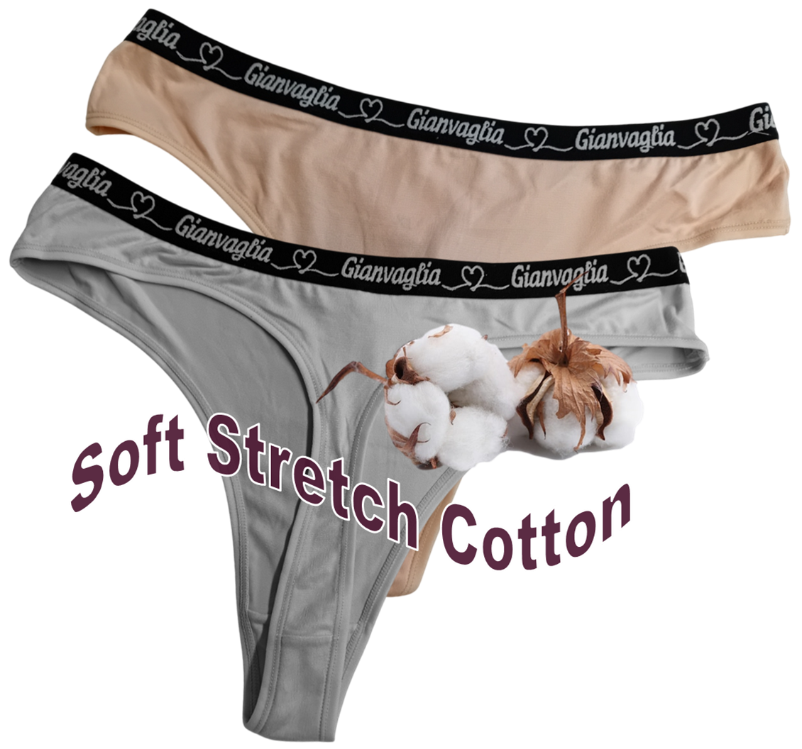 Soft Stretch Cotton Strings van Gianvaglia